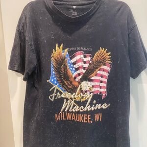 The Limited Black Freedom Machine Tee